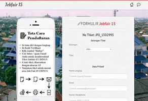 Portfolio: Udinus Career Center E-Ticketing Jobfair